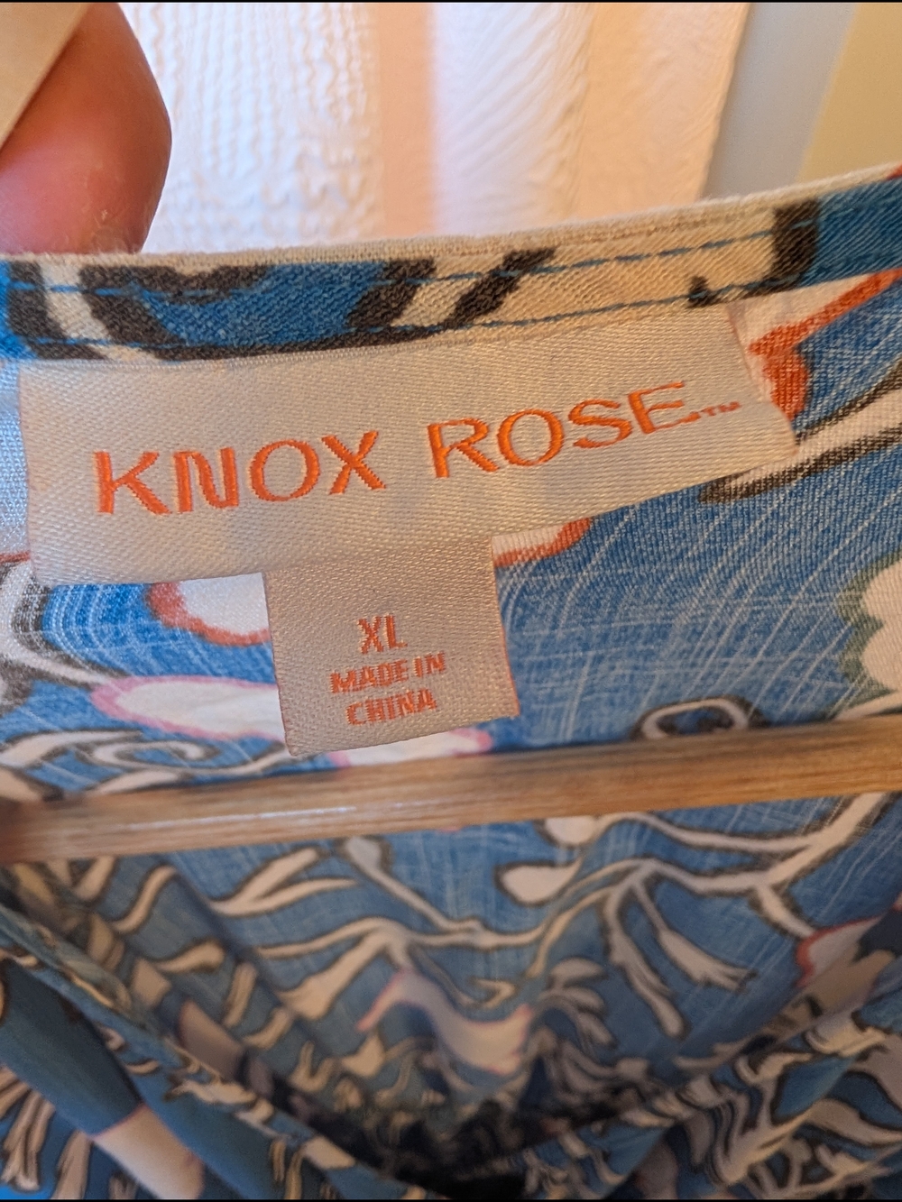 Knox Rose Blue Floral Wrap Dress - Picture 4 of 7